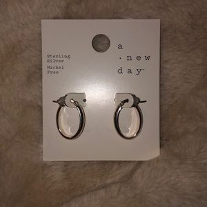 a new day, sterling silver earrings